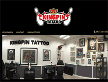 Tablet Screenshot of kingpintattoo.dk